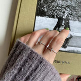 Stylish Cross ring in 925 silver